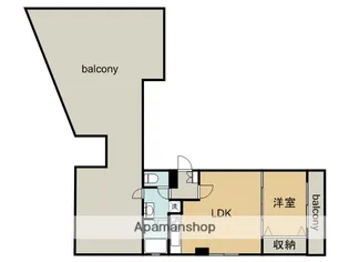 DOMUS STYLE【401号室】の間取り