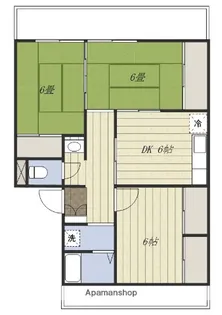エレガンス大戸【302号室】の間取り