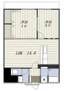 ラヴィエベル【302号室】の間取り