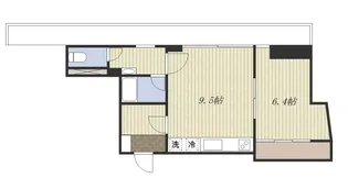 金海堂ビル【501号室】の間取り