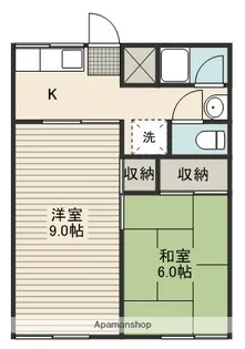 笹貫荘【101号室】の間取り