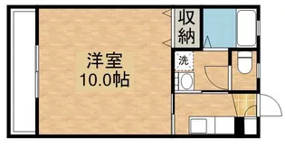 メープル西原【1階】の間取り