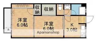 伊地知ハイツ【1階】の間取り