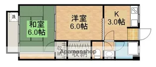 伊地知ハイツ【2階】の間取り
