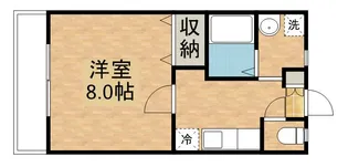 フェヴァリーF【2階】の間取り