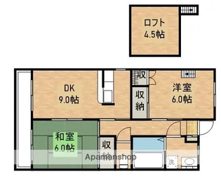 第二エクセル【3階】の間取り