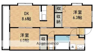 第二エクセル【2階】の間取り