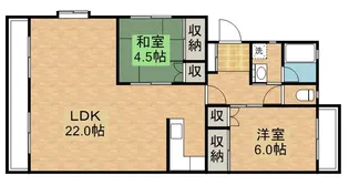 セントラルハイツダイシン【1階】の間取り