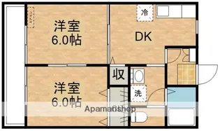 エスポワールI【1階】の間取り