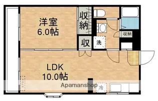 富士ハイツ【3階】の間取り