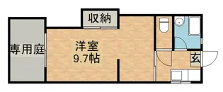 サンハイツ松下【1階】の間取り