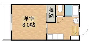 ハイツ花岡【2階】の間取り