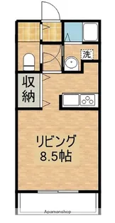 ウェルヴィラ風【1階】の間取り