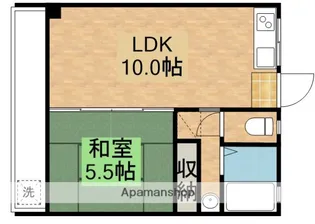 久保園ハイツ【1階】の間取り