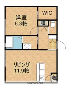 シャーメゾングレース【2階】の間取り