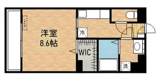 マリンアベニュー寿【3階】の間取り