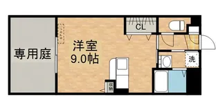 マリンアベニュー寿【1階】の間取り