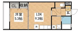 レクサス寿【3階】の間取り