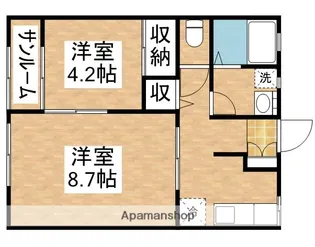 マリンアベニューKⅠ A【1階】の間取り