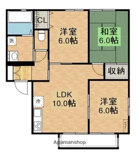 ウェルビラ寿【2階】の間取り