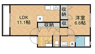 プチメゾンERI【1階】の間取り