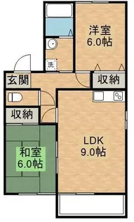 エスポワール【1階】の間取り