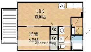 フェニックス笠之原【1階】の間取り