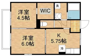 ISTーGARDEN A棟【101号室】の間取り