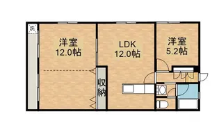 東九ビル【2階】の間取り