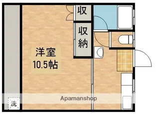 コーポ福永【2階】の間取り