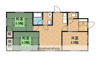 鹿児島県鹿屋市川西町【一戸建】の間取り