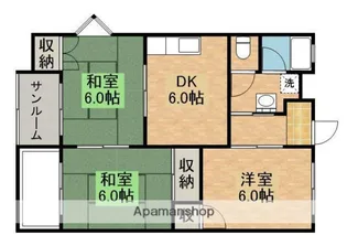 グリーンハウス【2階】の間取り