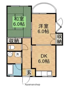 ブラウンハウス【3階】の間取り