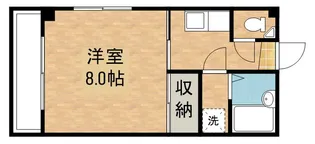 コーポ丸輪 A棟【1階】の間取り