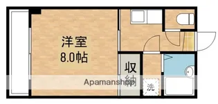 コーポ丸輪 A棟【3階】の間取り