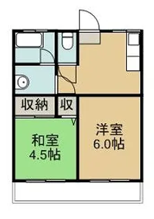 サングローリー【2階】の間取り