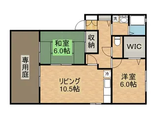 ア・ヴィータ A&S【202号室】の間取り