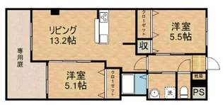フルリール【1階】の間取り
