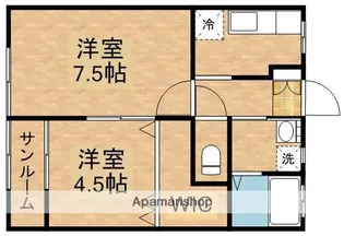 ユニヴェール B棟【1階】の間取り