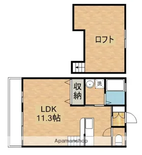 マーブルハイツⅧ【1階】の間取り