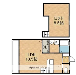 マーブルハイツⅧ【1階】の間取り