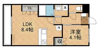 プランドール【2階】の間取り