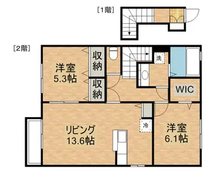 エルソル【2階】の間取り