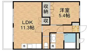 サンタプレイスⅡ【1階】の間取り