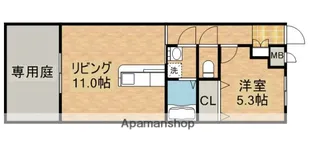 スマイリング寿A【1階】の間取り