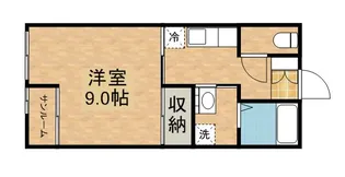 キャビン8【2階】の間取り