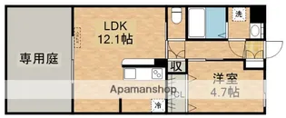 ファルコン寿【1階】の間取り