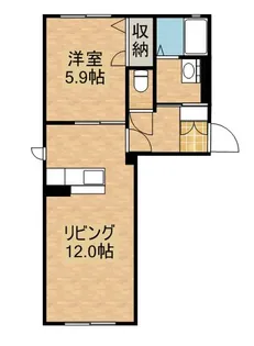 シャーメゾン和【1階】の間取り
