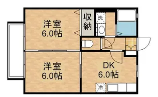セジュール札元 A棟【1階】の間取り