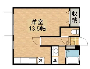 サニーブレイスYOMO B棟【1階】の間取り